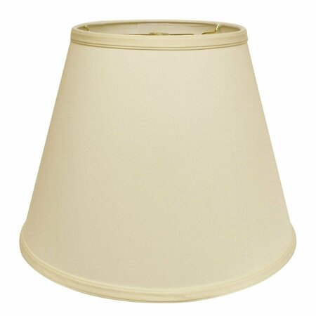 ESTALLAR 14 in. Ivory Empire Deep Slanted No Slub Lampshade, Egg ES3107042